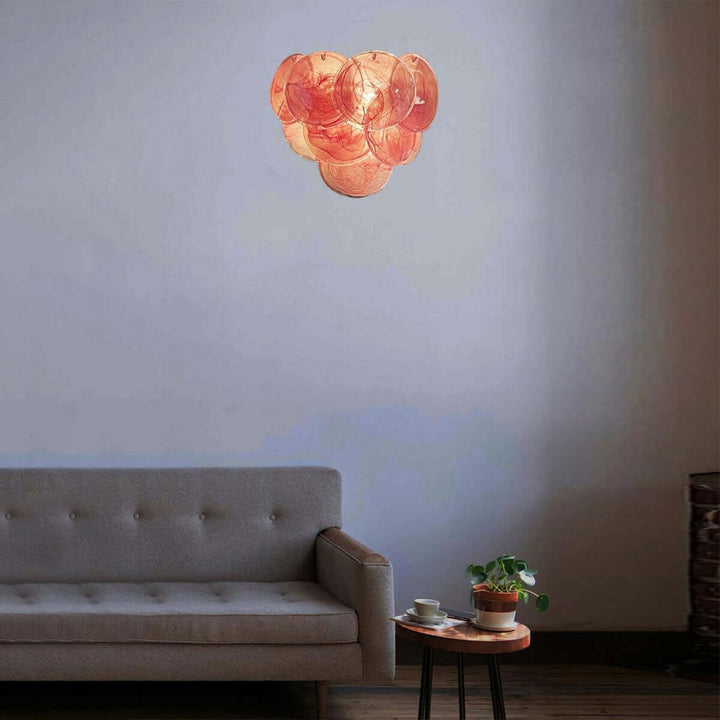 Murano Disk Wall Sconce โ French Simple Light Luxury Lighting