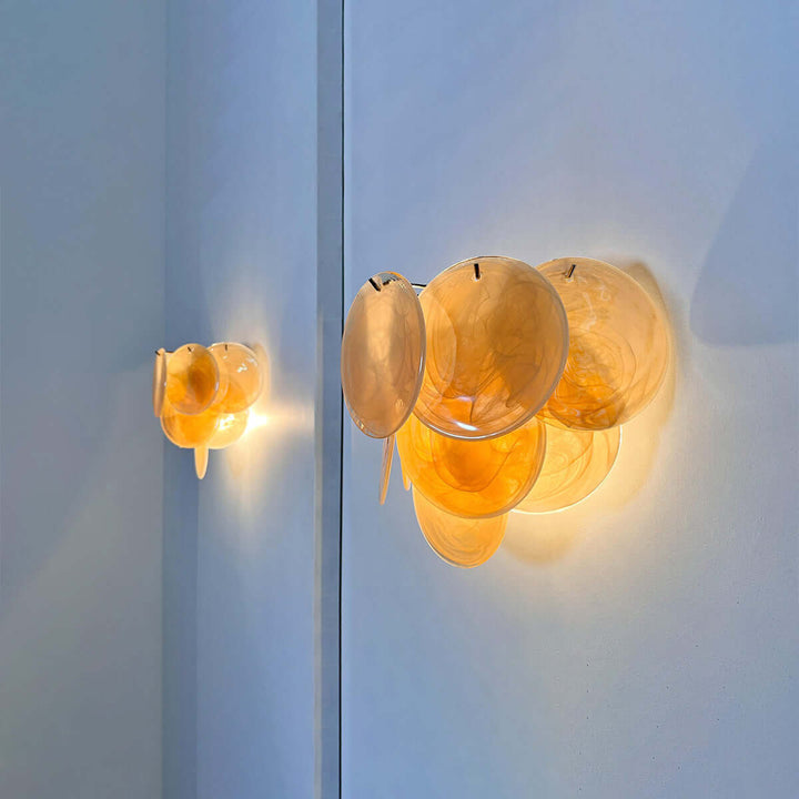 Murano Disk Wall Sconce โ French Simple Light Luxury Lighting