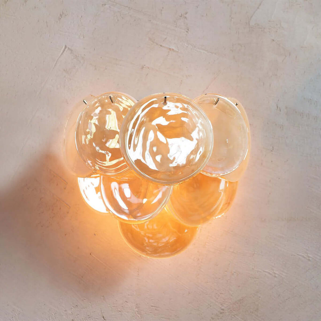 Murano Disk Wall Sconce โ French Simple Light Luxury Lighting