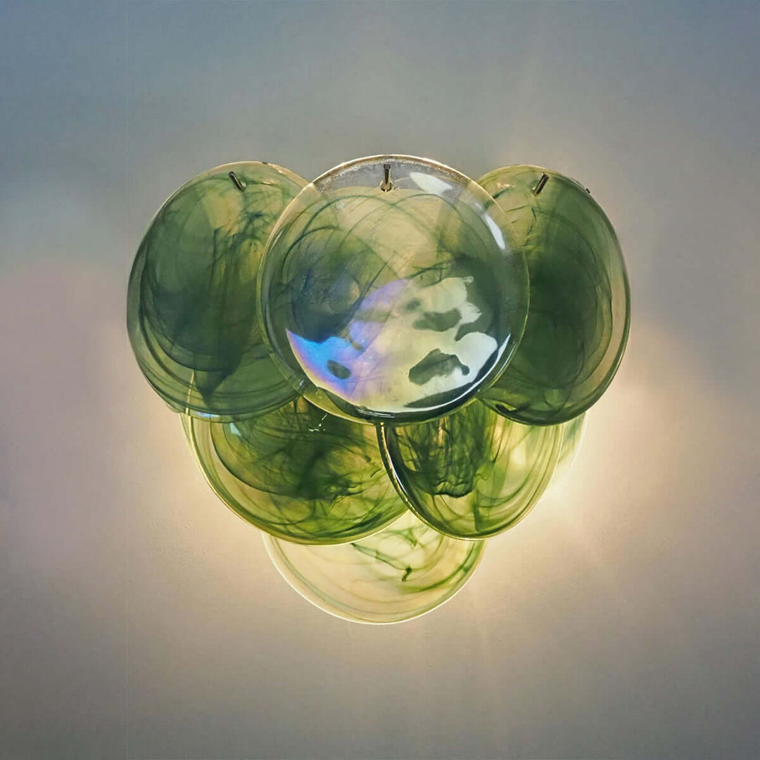 Murano Disk Wall Sconce โ French Simple Light Luxury Lighting