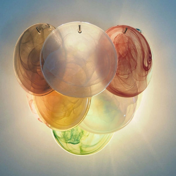 Murano Disk Wall Sconce โ French Simple Light Luxury Lighting
