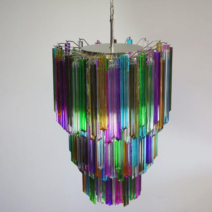 Murano Prisms Chandelier 24" – Italy Luxury Art Deco Decorative Lamp