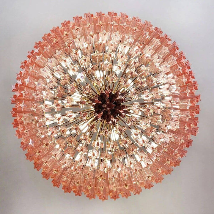 Murano Prisms Chandelier 30" โ Luxury Italy Art Deco Lamp