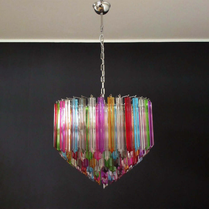 Murano Prisms Chandelier 30" โ Luxury Italy Art Deco Lamp