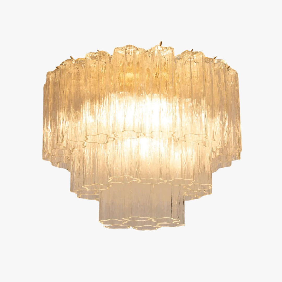 Murano Tubes Ceiling Lamp 20" – French Retro Light Luxury Decor