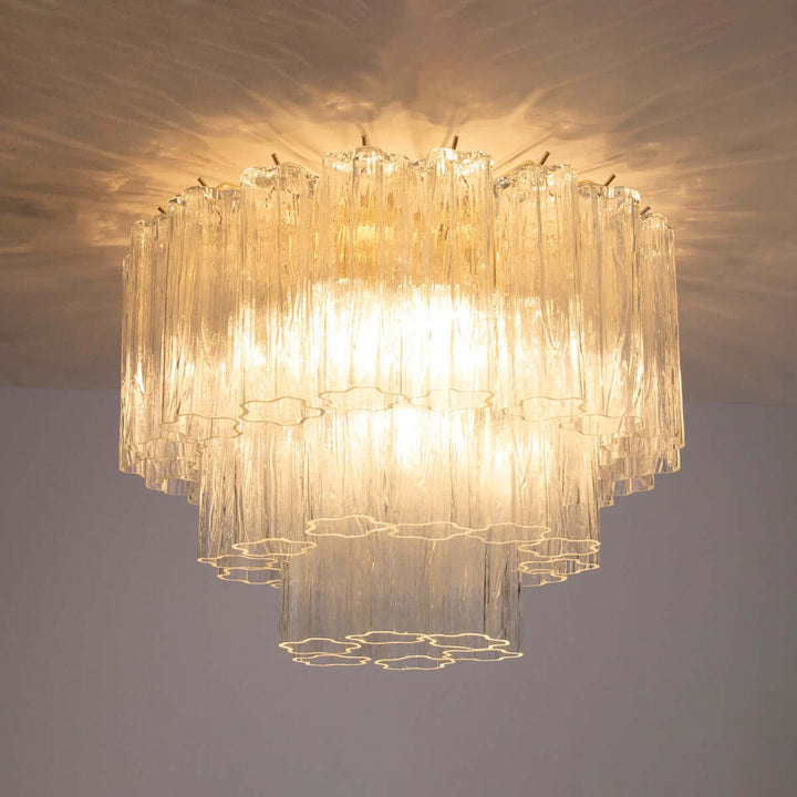 Murano Tubes Ceiling Lamp 20" – French Retro Light Luxury Decor