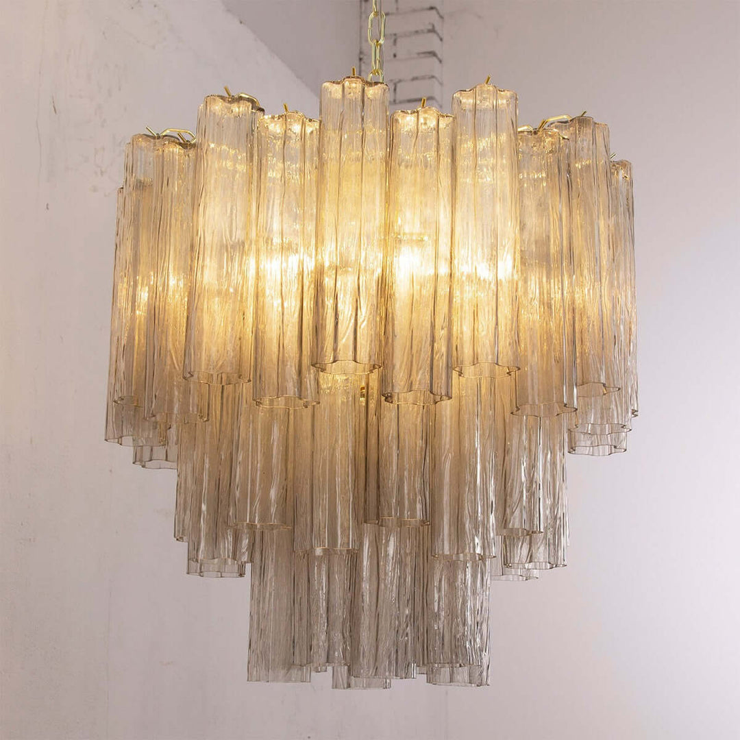 Murano Tubes Chandelier 11" β Italy Creativity Star Glass Decorative
