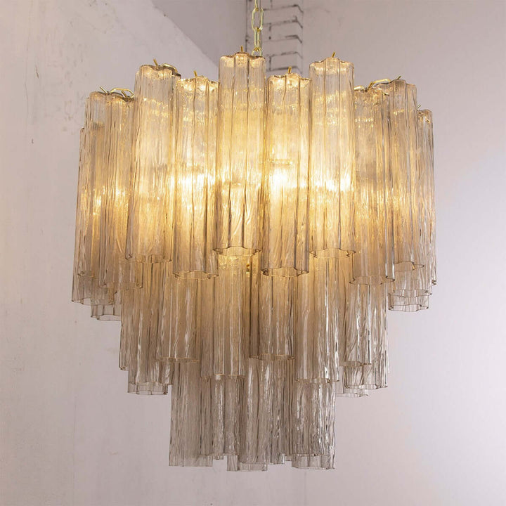 Murano Tubes Chandelier 11" β Italy Creativity Star Glass Decorative