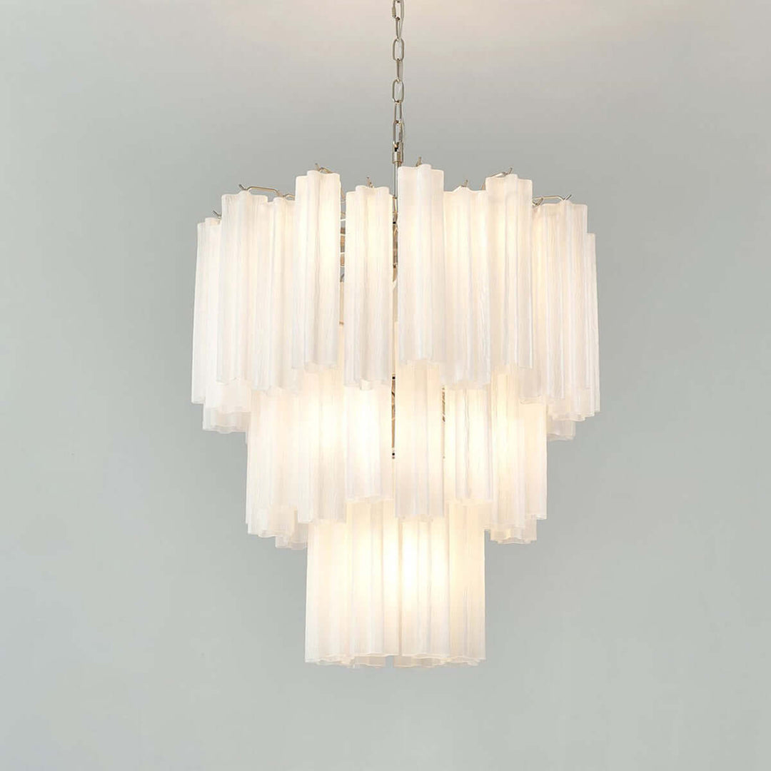 Murano Tubes Chandelier 11" β Italy Creativity Star Glass Decorative