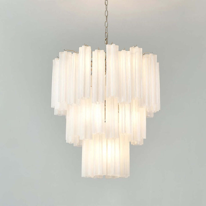 Murano Tubes Chandelier 11" β Italy Creativity Star Glass Decorative