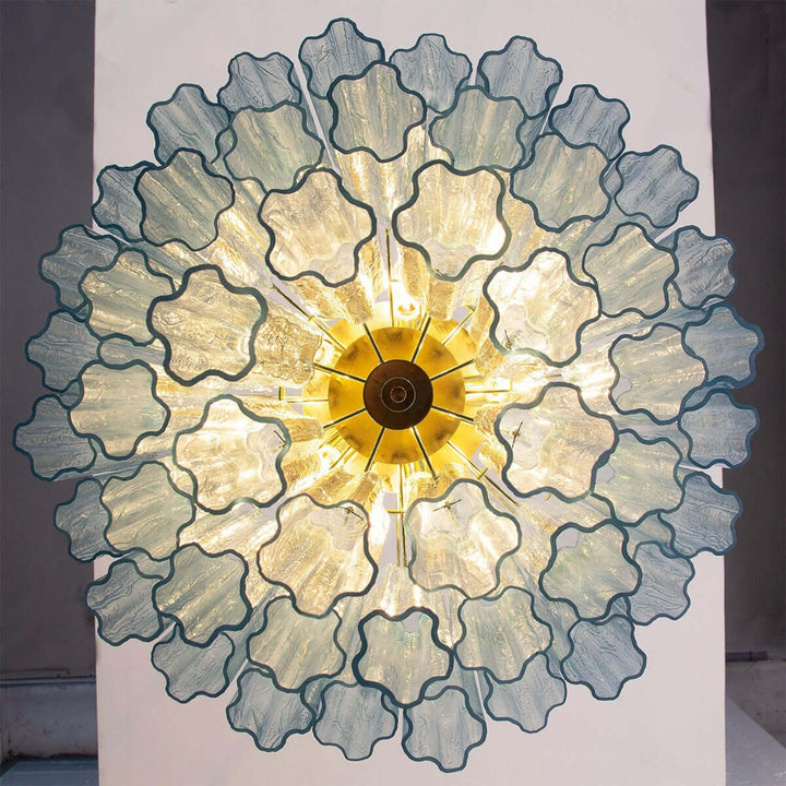 Murano Tubes Chandelier 11" β Italy Creativity Star Glass Decorative