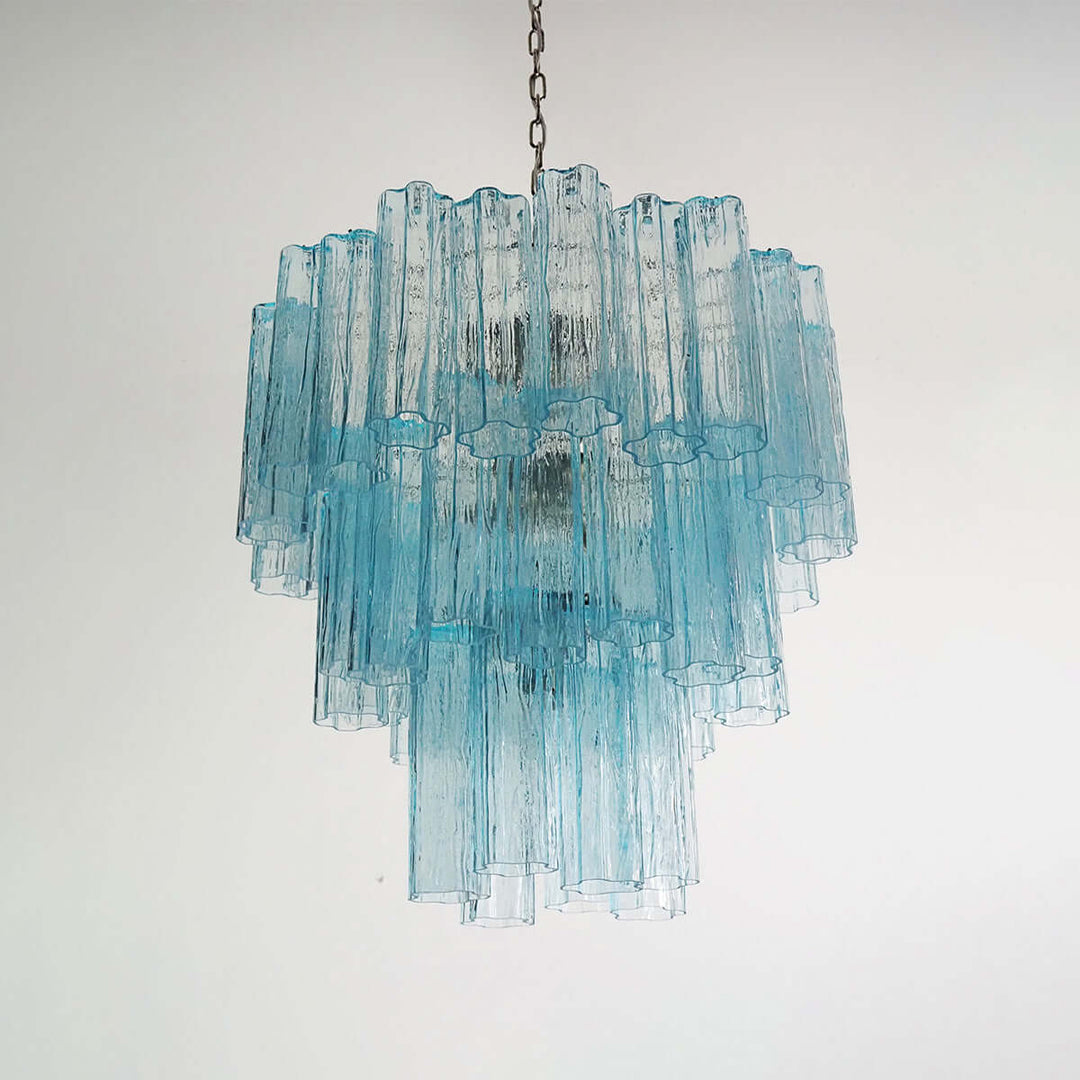 Murano Tubes Chandelier 11" β Italy Creativity Star Glass Decorative