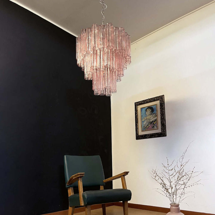 Murano Tubes Chandelier 11" β Italy Creativity Star Glass Decorative
