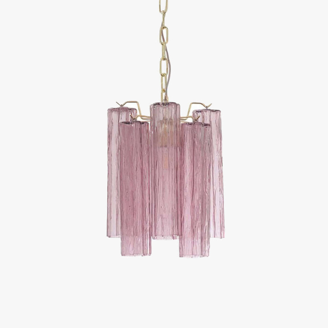 Murano Tubes Chandelier 11" β Italy retro Star Glass Decorative Lamp