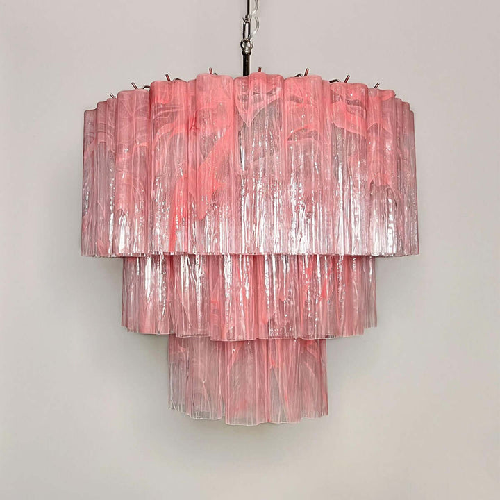 Murano Tubes Chandelier 25" β Luxury Murano Star Glass Art Lamp