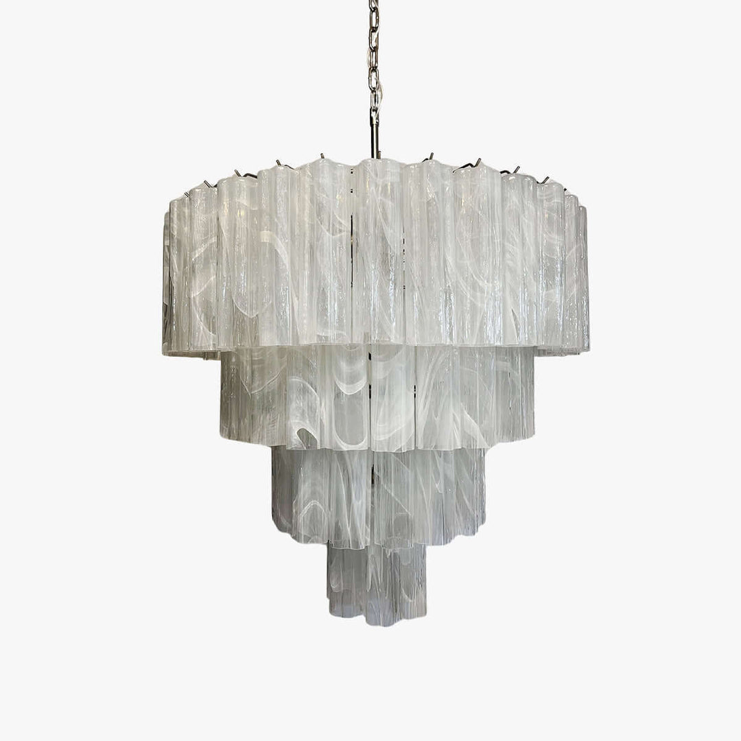 Murano Tubes Chandelier 31.5" β Creativity Murano Star Glass Lamp