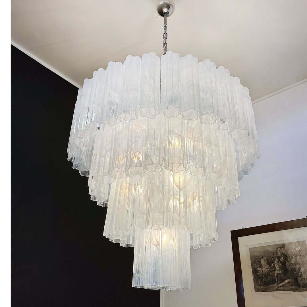 Murano Tubes Chandelier 31.5" β Creativity Murano Star Glass Lamp
