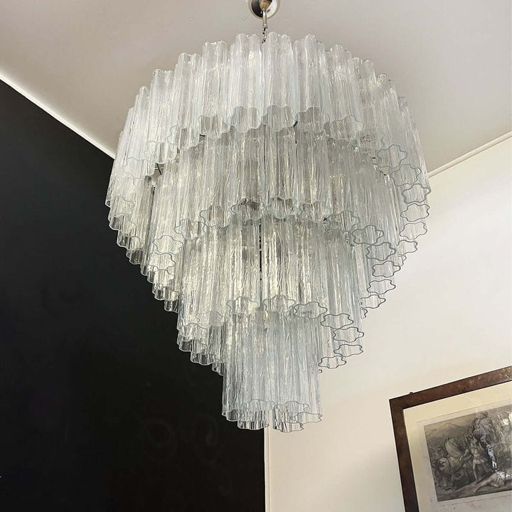 Murano Tubes Chandelier 31.5" β Creativity Murano Star Glass Lamp