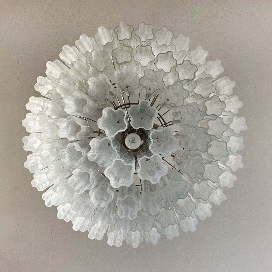 Murano Tubes Chandelier 31.5" β Creativity Murano Star Glass Lamp