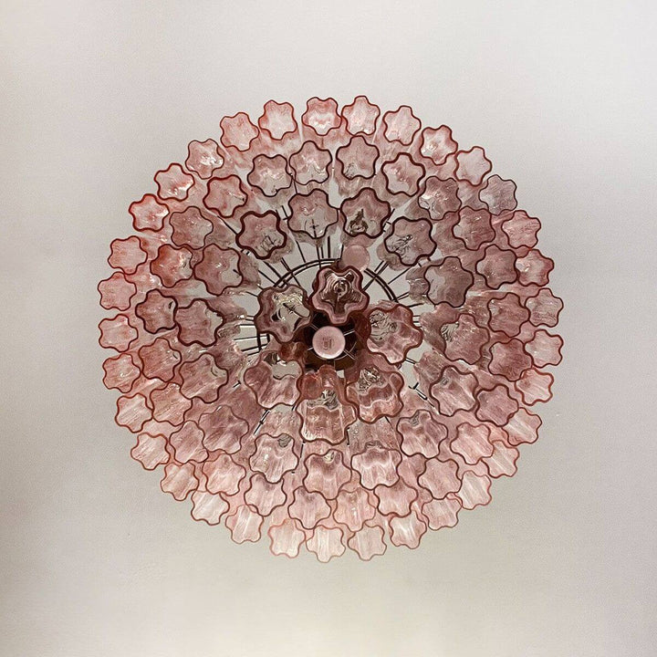 Murano Tubes Chandelier 31.5" β Creativity Murano Star Glass Lamp