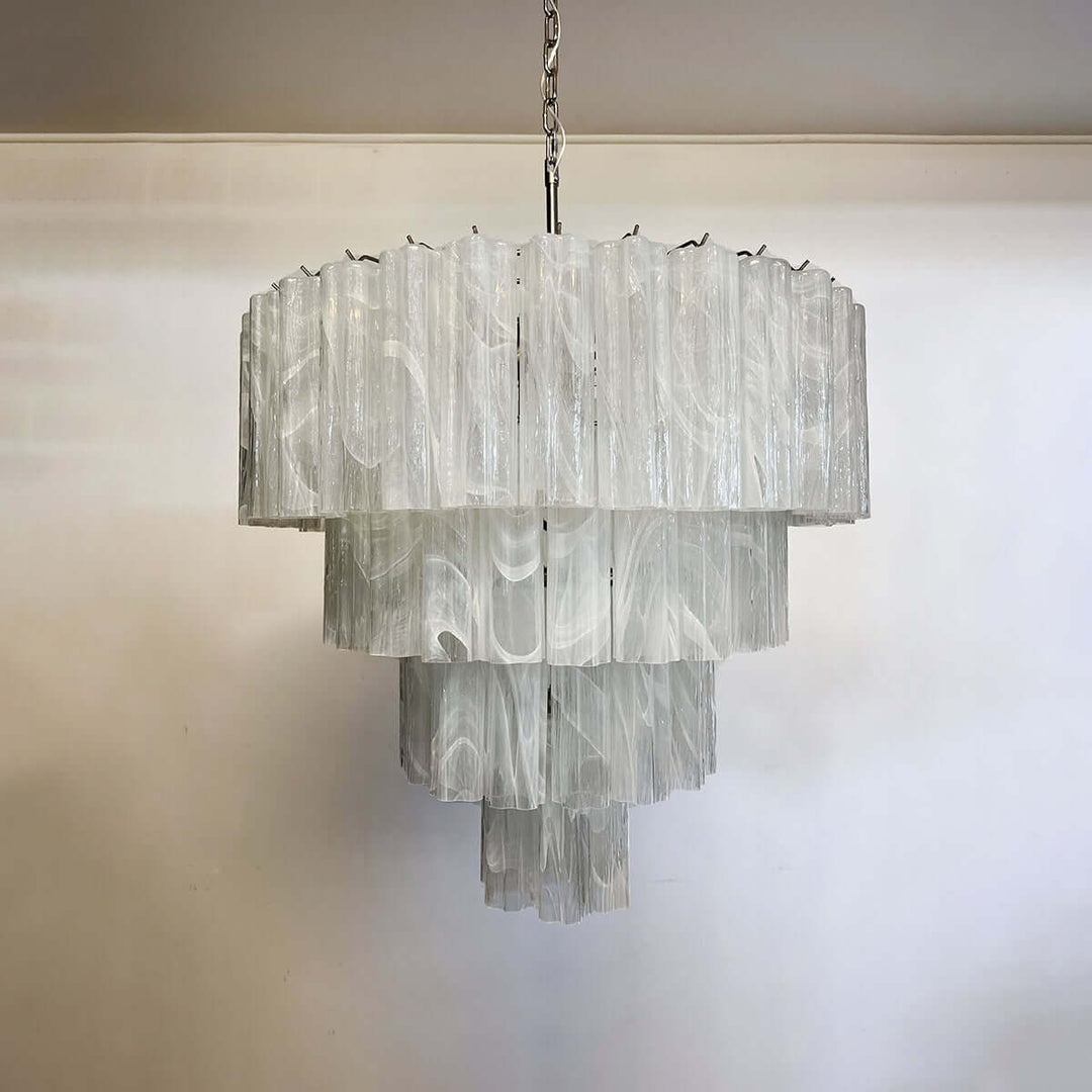 Murano Tubes Chandelier 31.5" β Creativity Murano Star Glass Lamp
