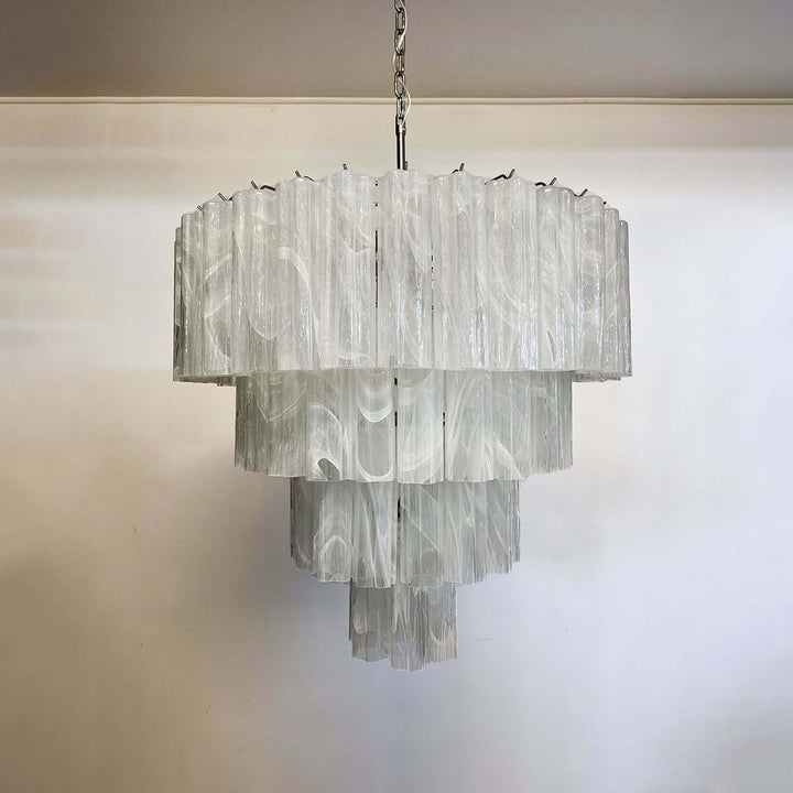 Murano Tubes Chandelier 31.5" β Creativity Murano Star Glass Lamp