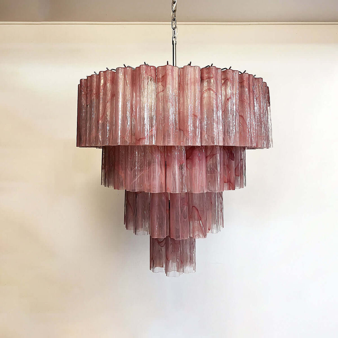 Murano Tubes Chandelier 31.5" β Creativity Murano Star Glass Lamp
