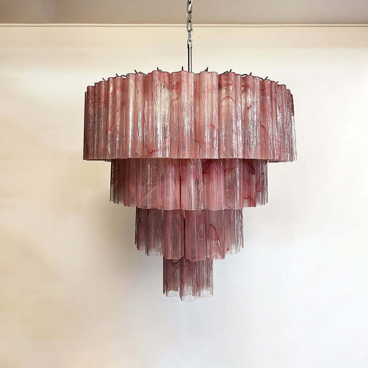 Murano Tubes Chandelier 31.5" β Creativity Murano Star Glass Lamp