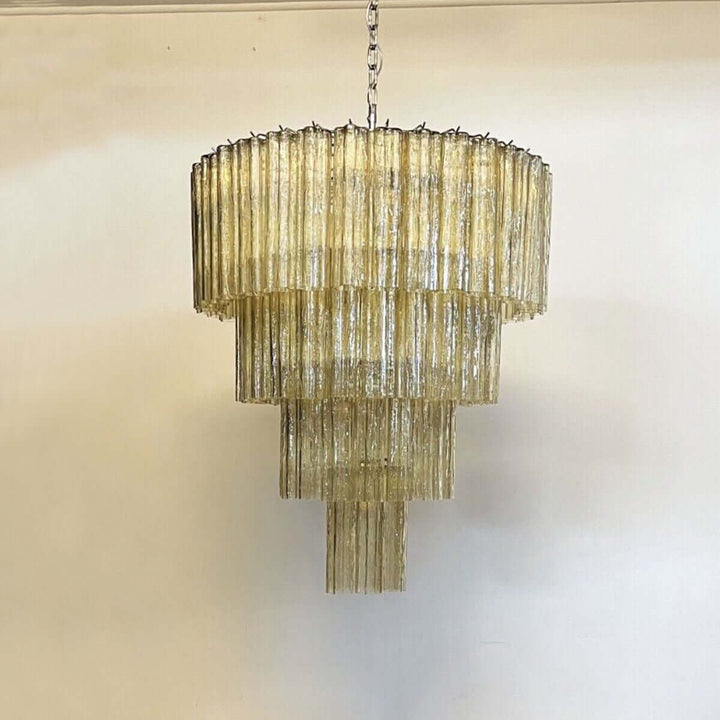 Murano Tubes Chandelier 31.5" β Creativity Murano Star Glass Lamp