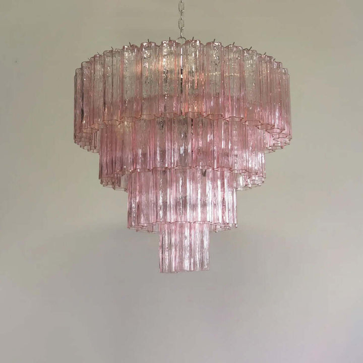 Murano Tubes Chandelier 31.5" β Creativity Murano Star Glass Lamp
