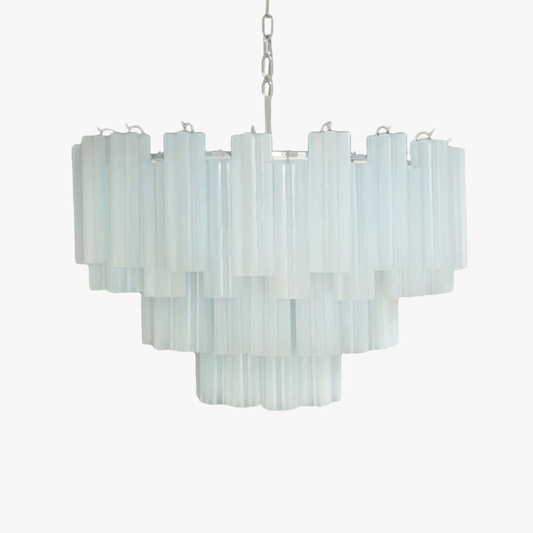 Murano Tubes Chandelier 32" – French Medieval Light Luxury Design