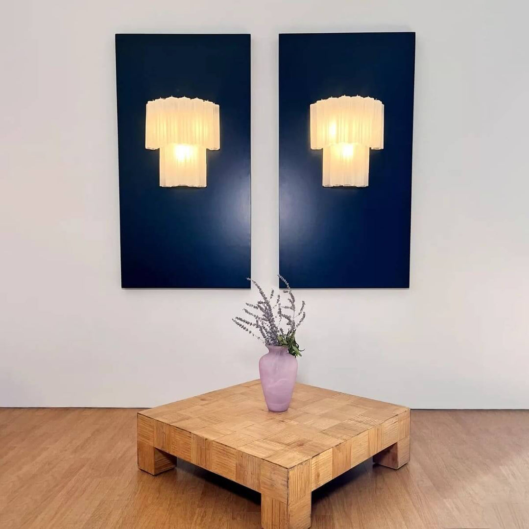 Murano Tubes Sconce 17" β Medieval Simple Luxury Star-Shaped Wall Lamp