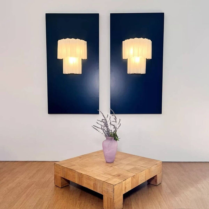Murano Tubes Sconce 17" β Medieval Simple Luxury Star-Shaped Wall Lamp