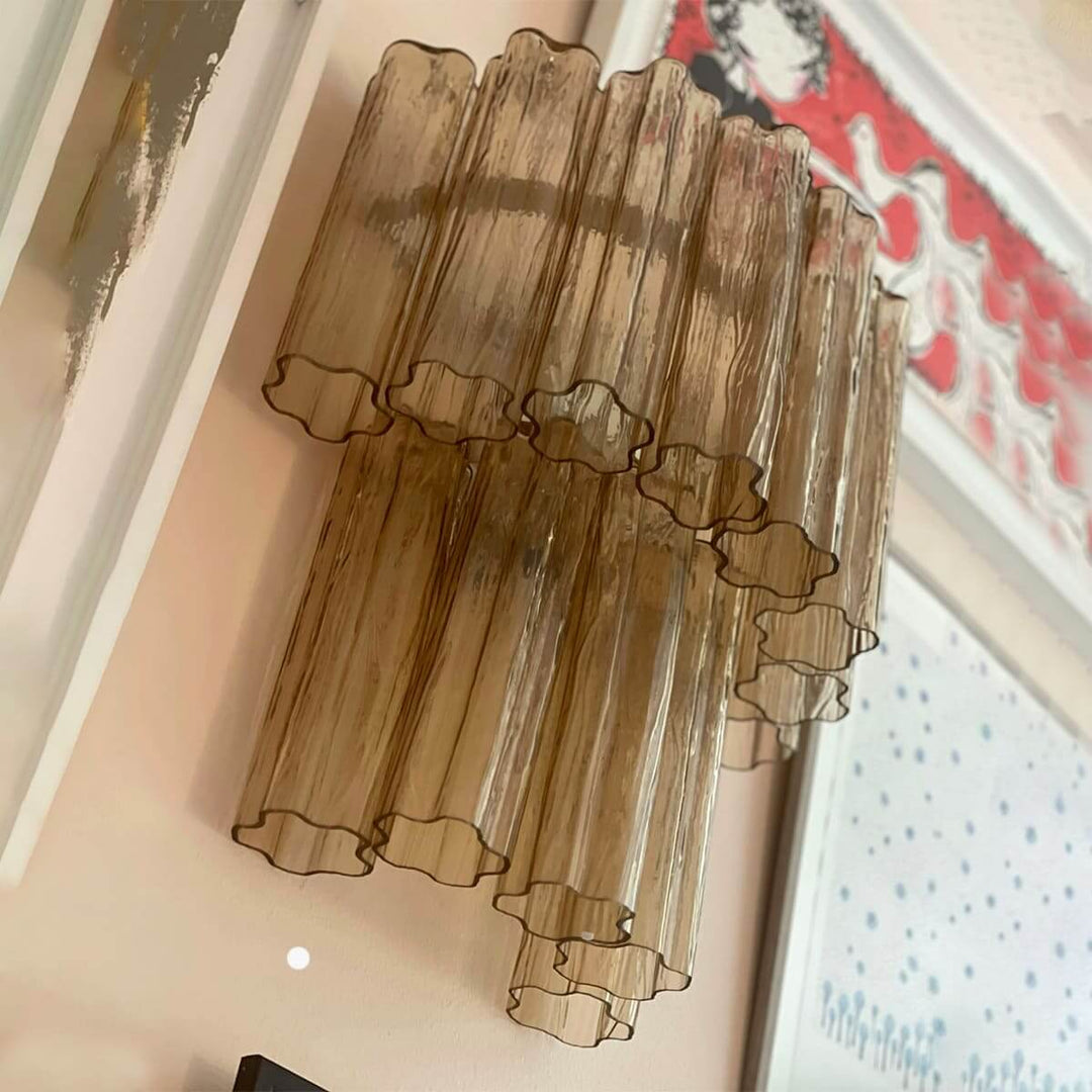 Murano Tubes Sconce 17" β Medieval Simple Luxury Star-Shaped Wall Lamp