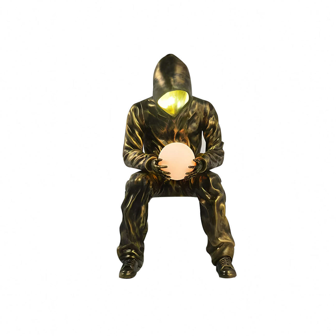 Nokrel sculptural floor lamp featuring an art deco design, ideal floor lights for living room and unique sculpture ornaments.