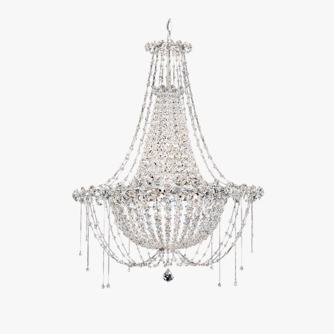 Nuvell Chandelier – Luxury Crystal Light for Living Room Decor