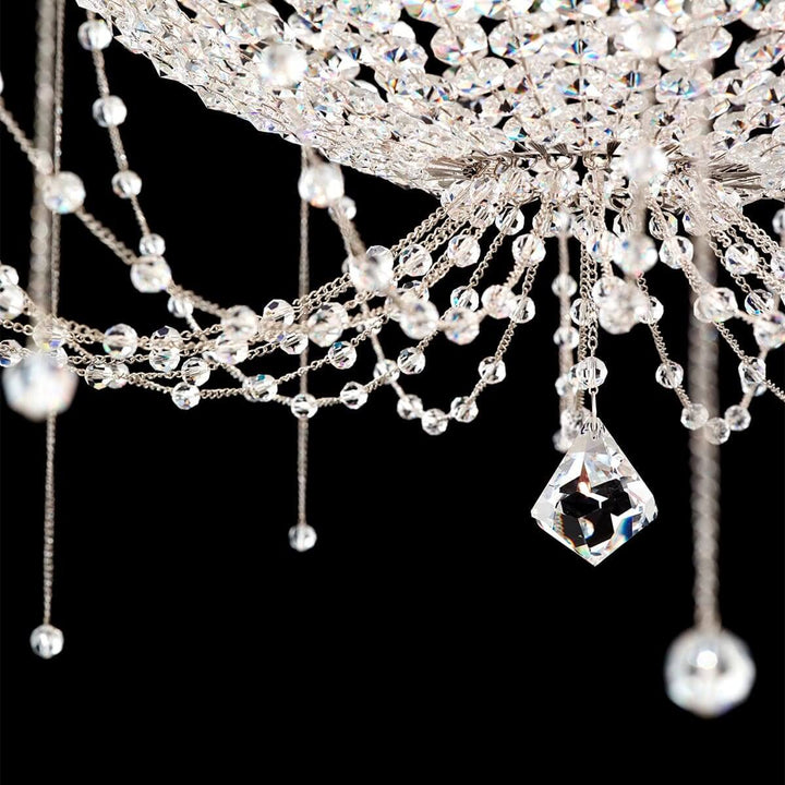 Nuvell Chandelier – Luxury Crystal Light for Living Room Decor