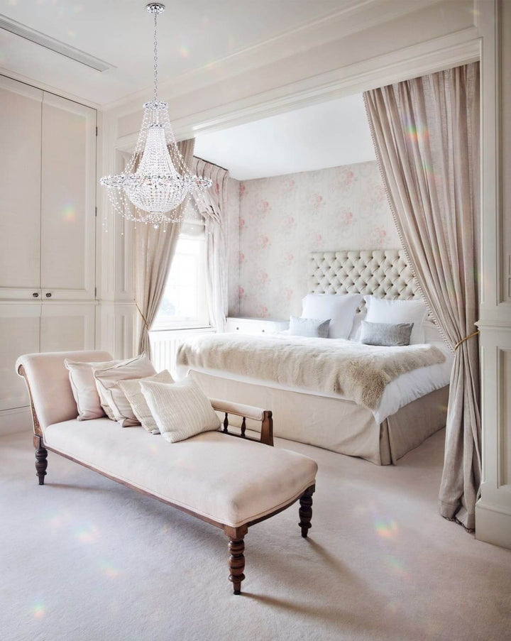 Nuvell Chandelier – Luxury Crystal Light for Living Room Decor