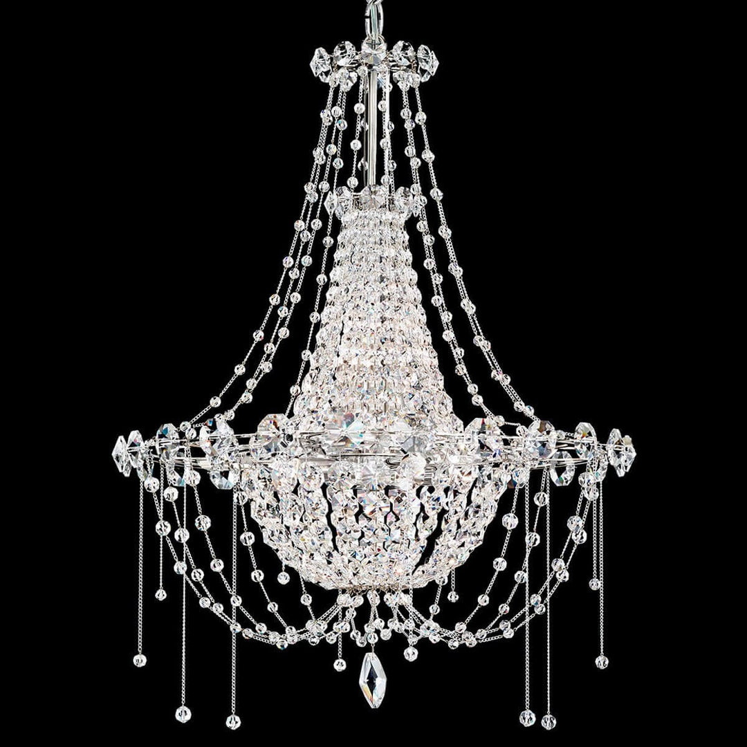 Nuvell Chandelier – Luxury Crystal Light for Living Room Decor