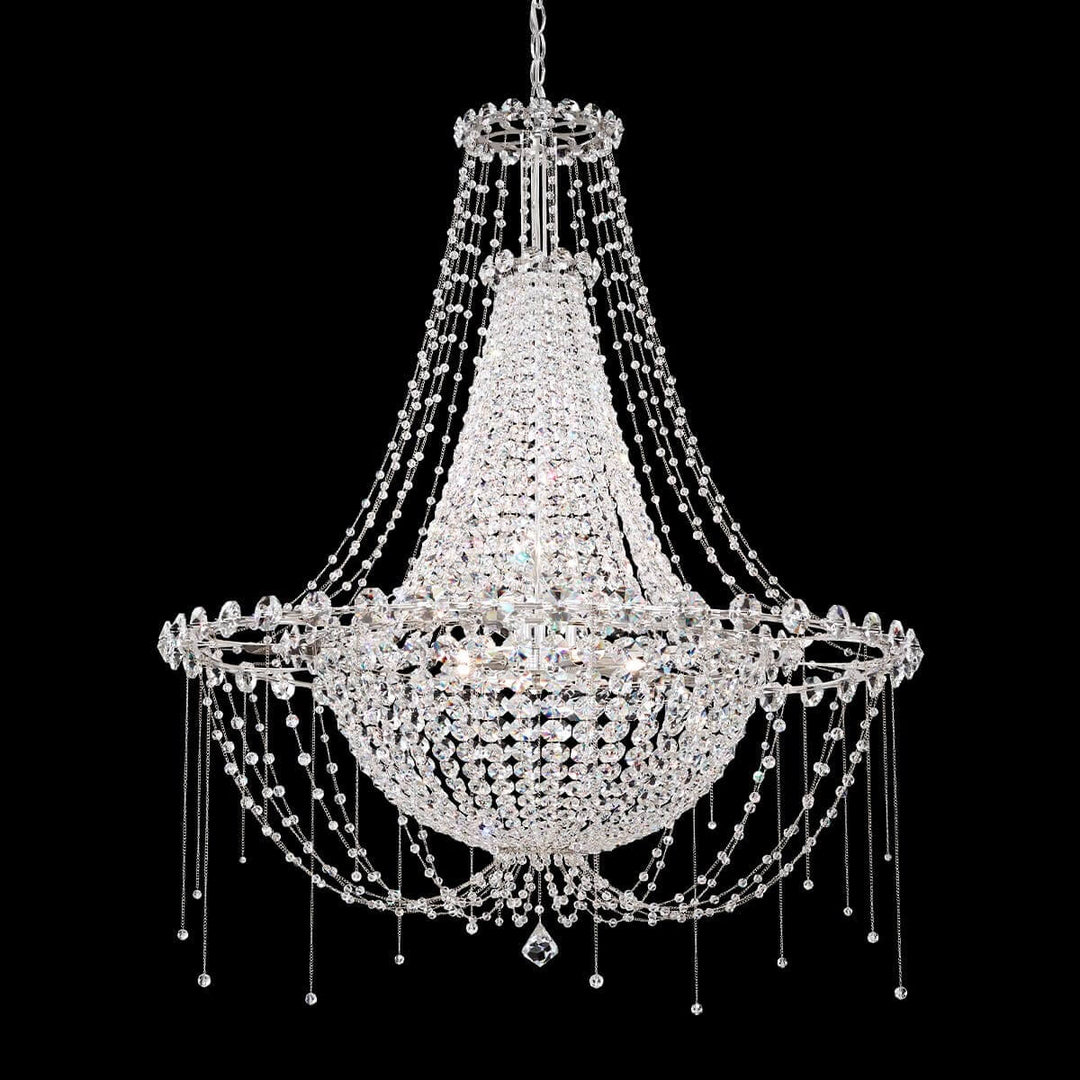 Nuvell Chandelier – Luxury Crystal Light for Living Room Decor
