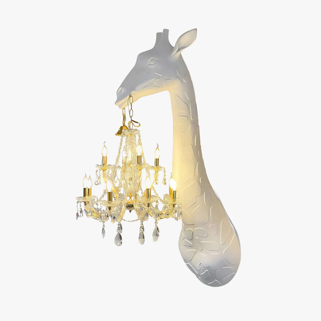Nuvexa Giraffe Wall Lamp β Creative Giraffe Resin Sculpture Art