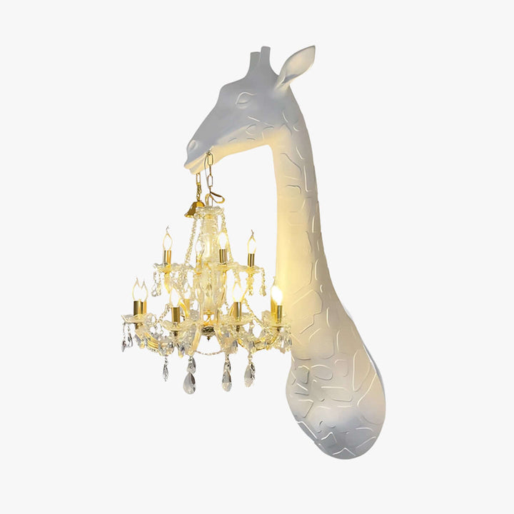 Nuvexa Giraffe Wall Lamp β Creative Giraffe Resin Sculpture Art