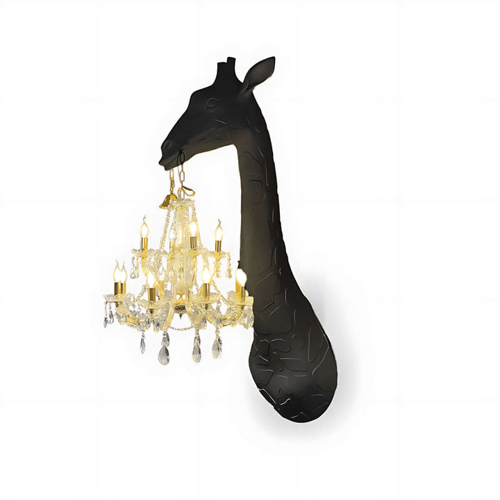 Nuvexa Giraffe Wall Lamp β Creative Giraffe Resin Sculpture Art