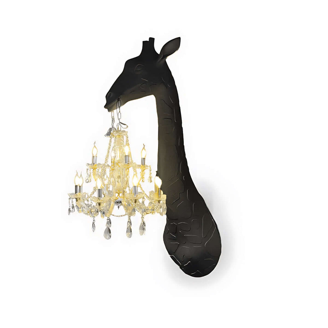 Nuvexa Giraffe Wall Lamp β Creative Giraffe Resin Sculpture Art