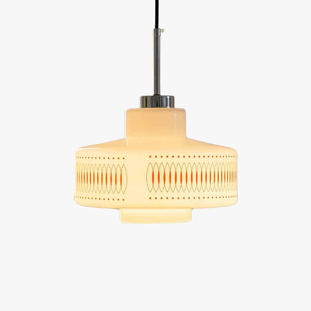 Opaline Pendant Light - Modern Glass Chandelier for Dining Room
