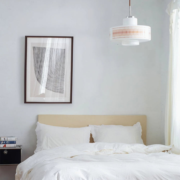 Opaline Pendant Light - Modern Glass Chandelier for Dining Room