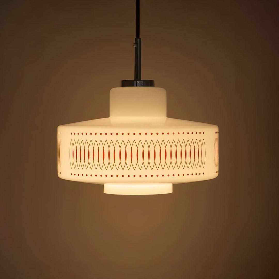 Opaline Pendant Light - Modern Glass Chandelier for Dining Room