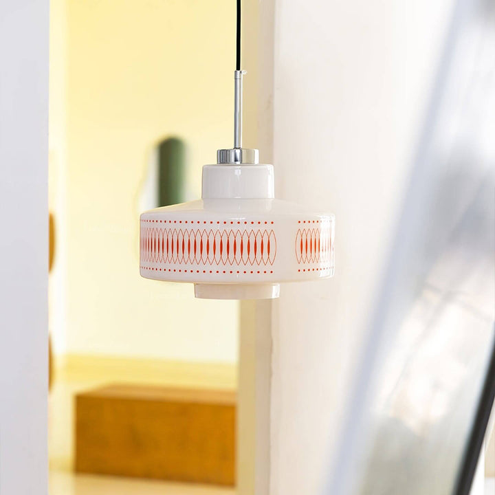 Opaline Pendant Light - Modern Glass Chandelier for Dining Room