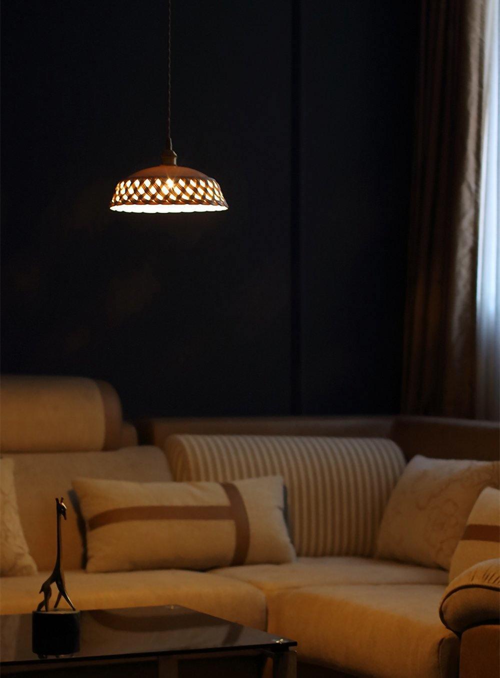 Openwork Ceramic Pendant Lamp | Modern Mini Hanging Light for Bathroom | Vinlighting | Vinlighting
