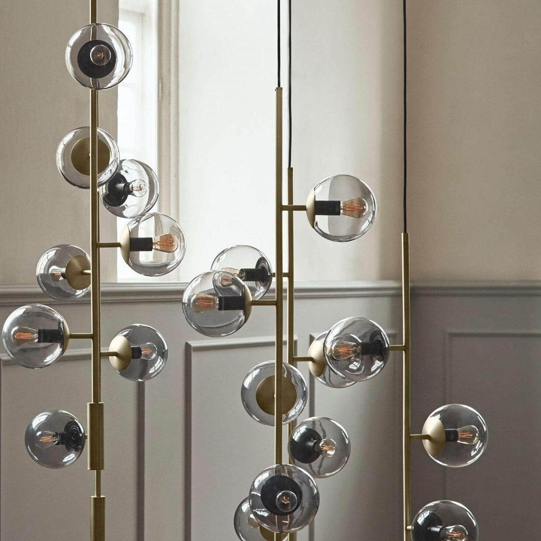 Orb Pendant Light - Modern Brass & Glass Hanging Fixture | Vinlighting | Vinlighting